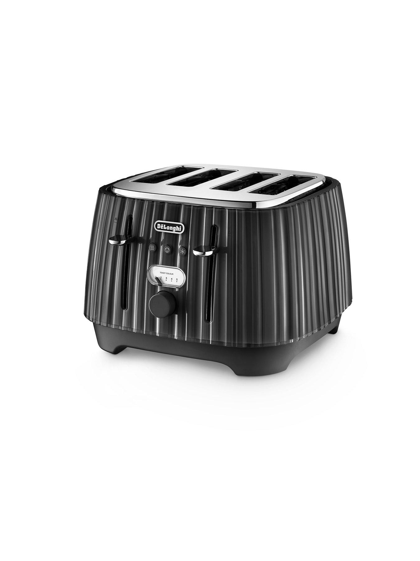 DeLonghi Ballerina 4 Slice Toaster Black very.co.uk