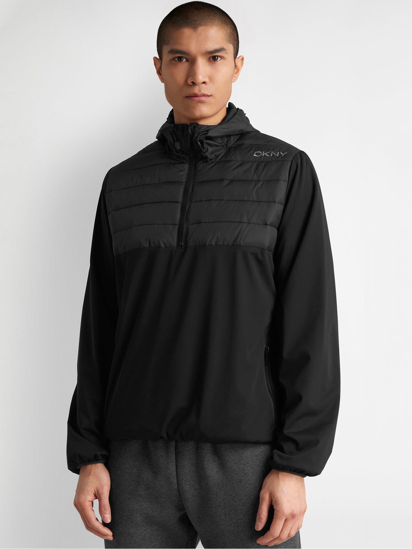 Sportswear Down Wind Hybrid Quarter Zip Jacket - Black