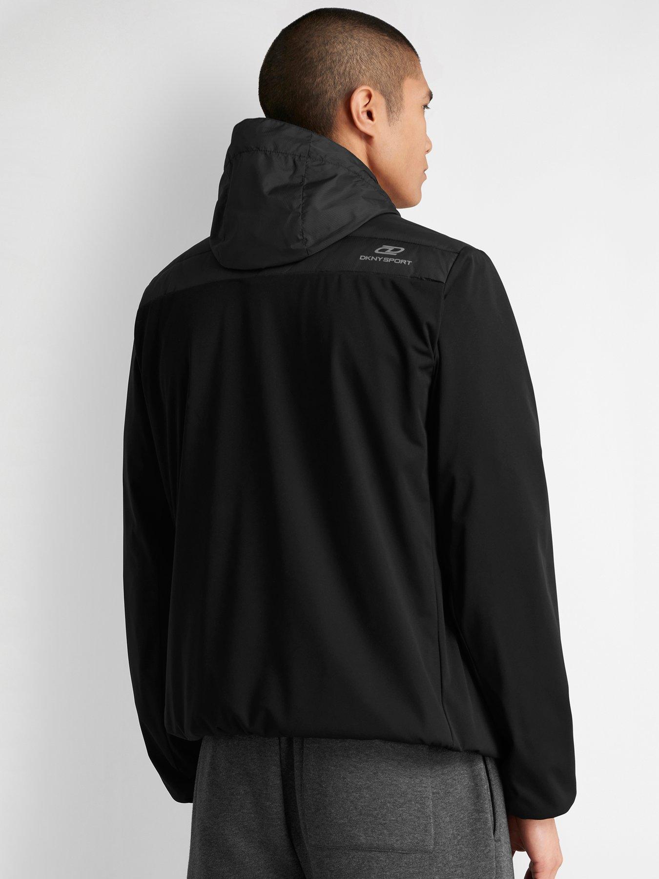 Sportswear Down Wind Hybrid Quarter Zip Jacket - Black