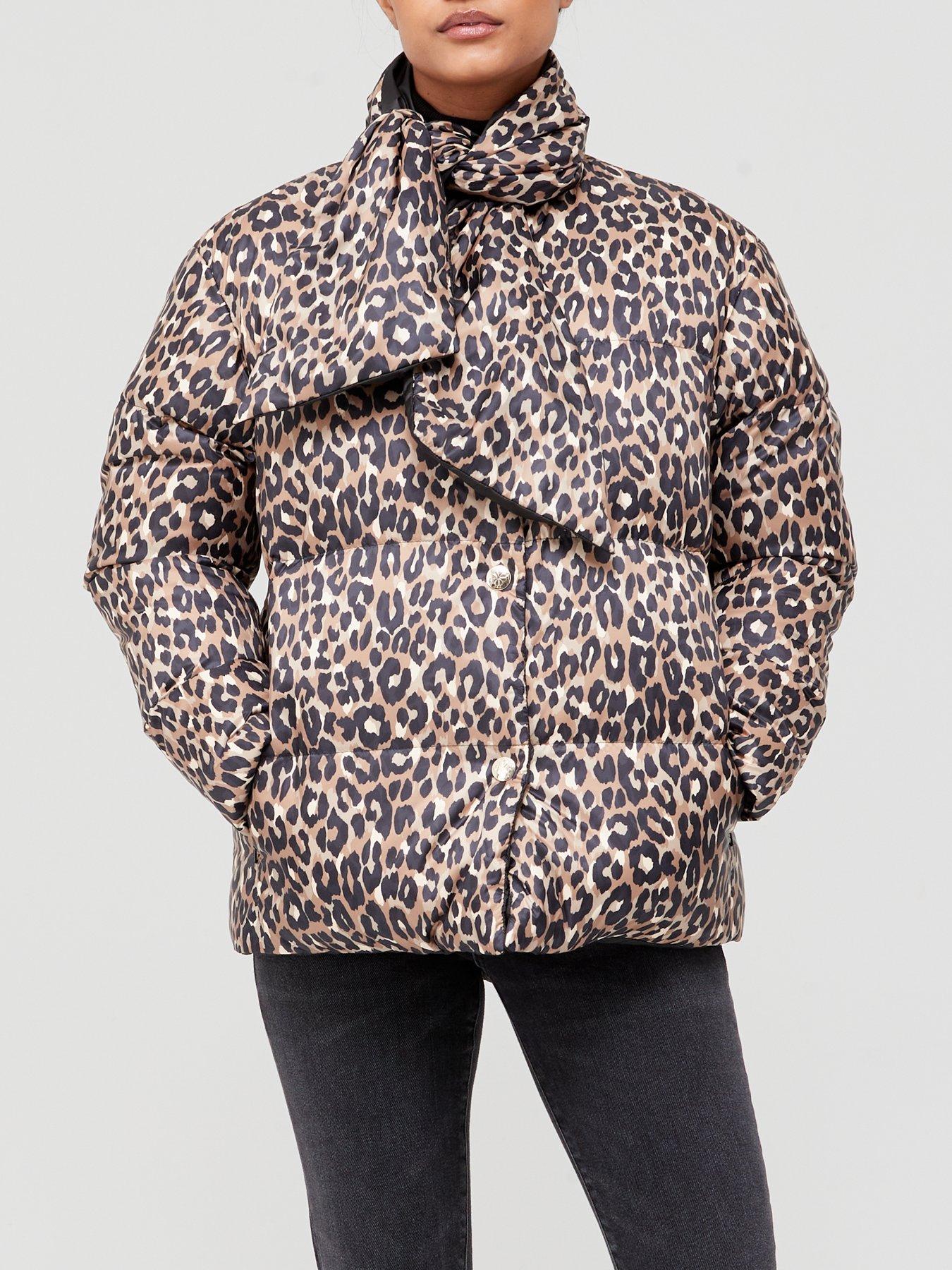 Kate Spade New York Reversible Leopard Print Padded Jacket - Animal |  