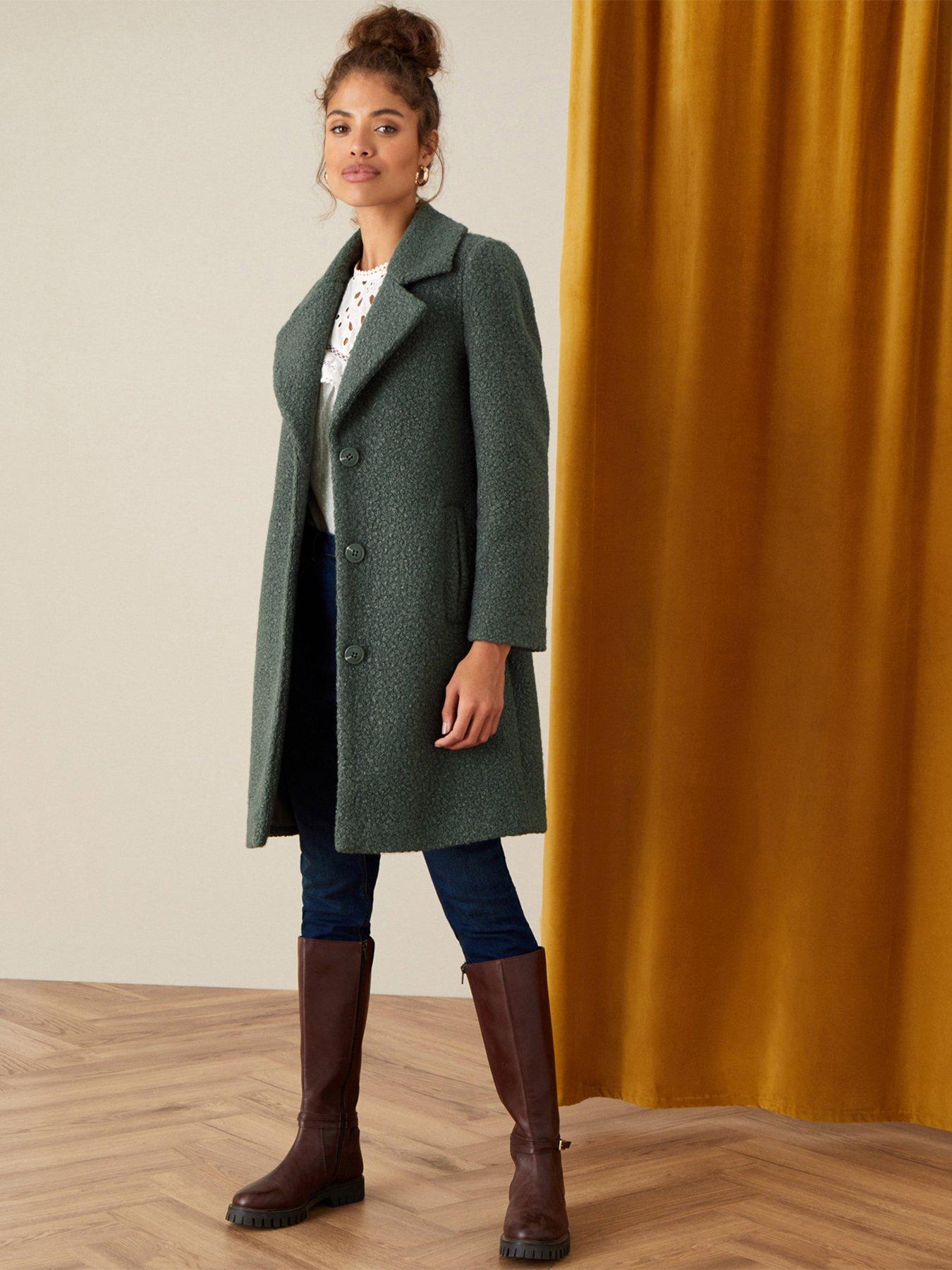 monsoon orange coat