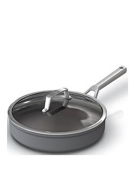 Product photograph of Ninja Foodi Zerostick 26cm Saute Pan With Lid Non Stick - C30126uk from very.co.uk