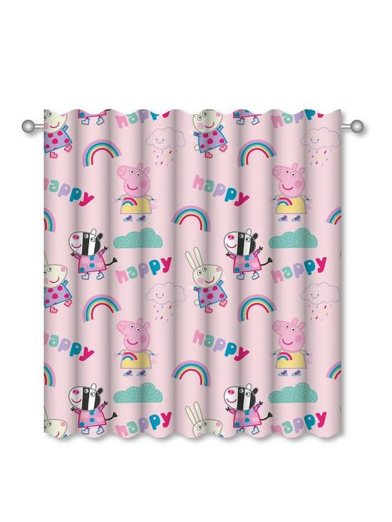 front image of peppa-pig-storm-curtains