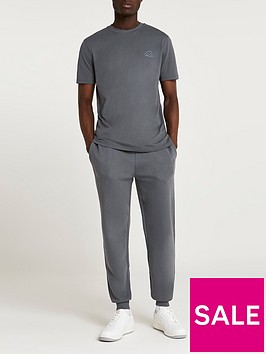 river-island-slim-fit-t-shirt-jogger-set-grey