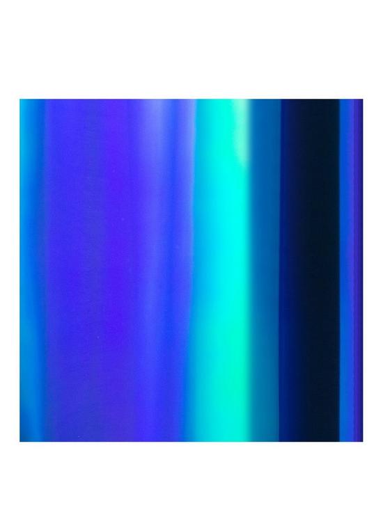 stillFront image of cricut-joy-cobalt-holographic-smart-iron-on-55x24-inches