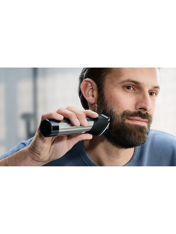 Image 4 of 5 of Philips Series 9000 Prestige Beard Trimmer with Steel Precision Technology and Beard&nbsp;Adapt Sensor, BT9810/13