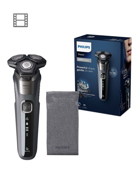 philips-series-5000-wet-amp-dry-mens-electric-shaver-with-travel-pouch-carbon-grey-s558710