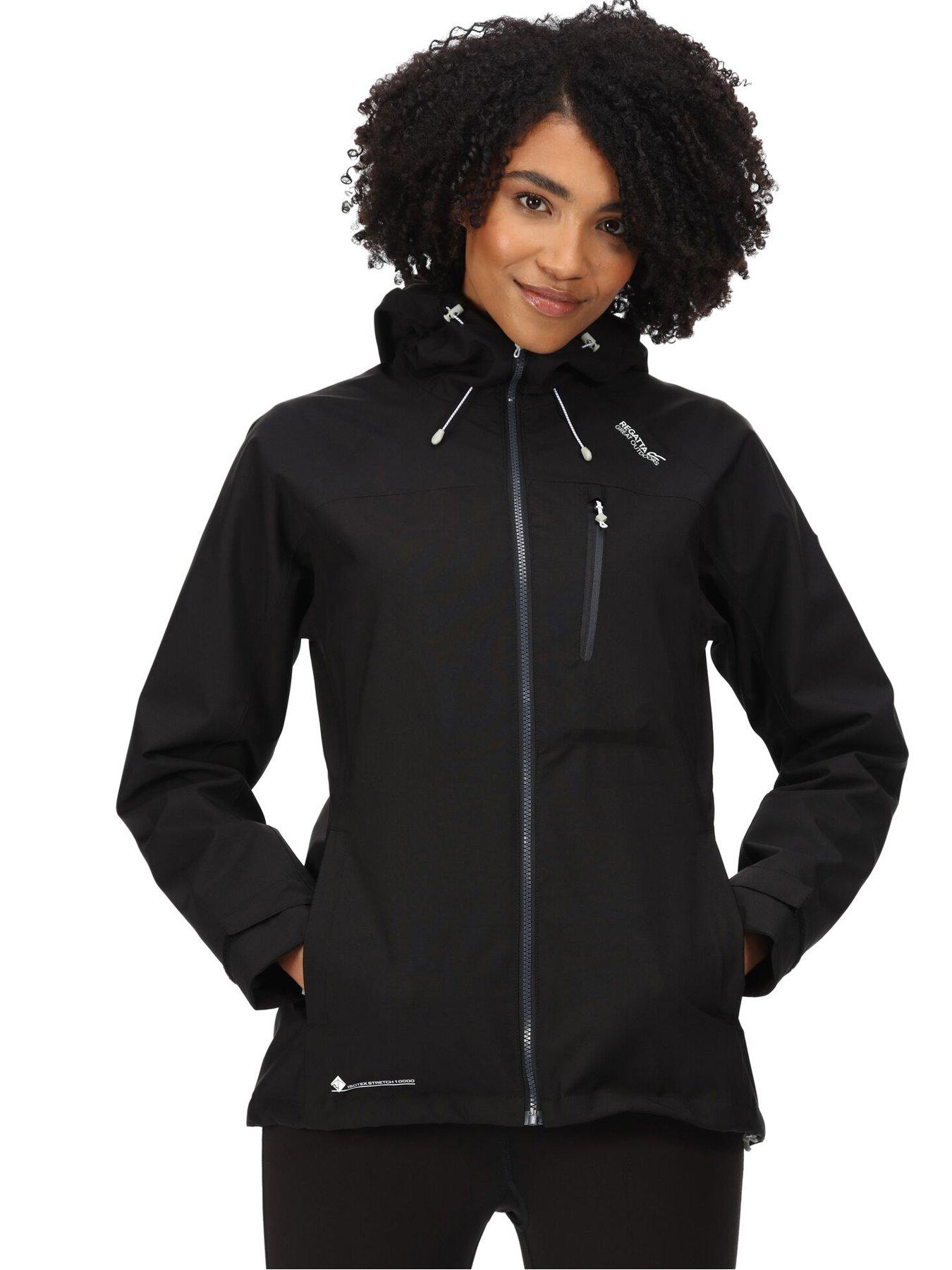 Trespass womens rianna padded hooded long jacket navy hot sale