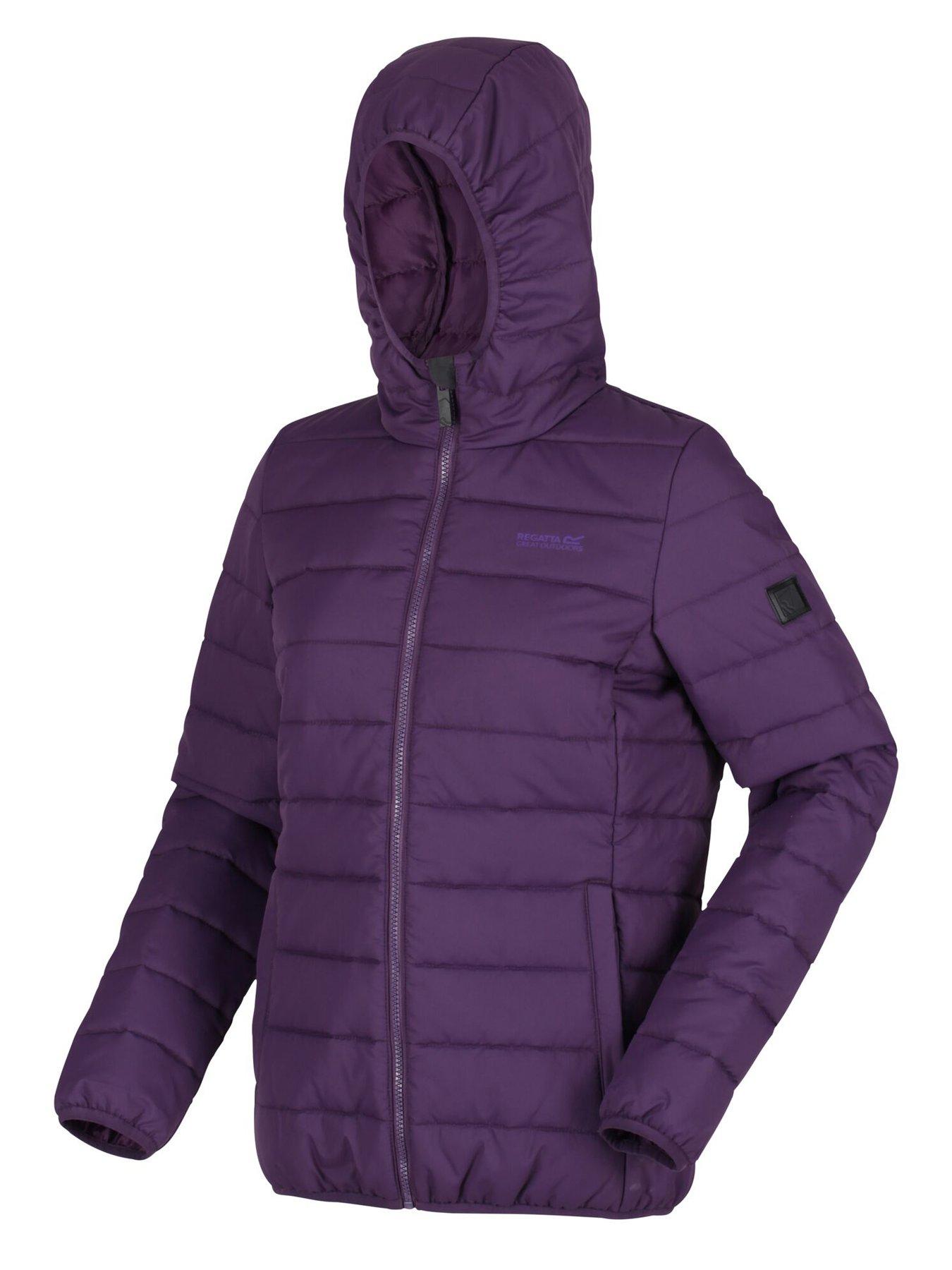 Women Helfa Quilted Jacket - Dark Purple
