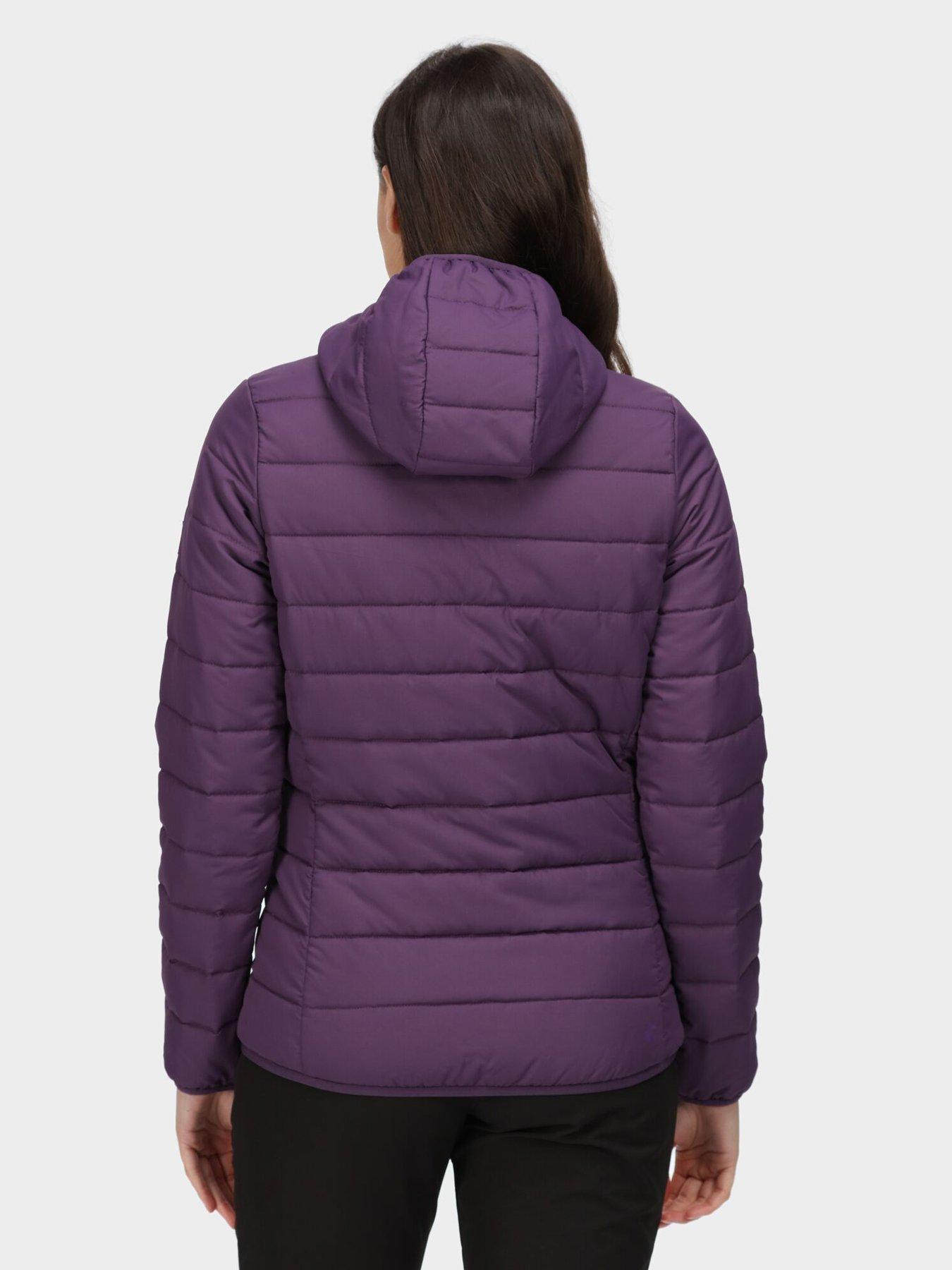 Women Helfa Quilted Jacket - Dark Purple