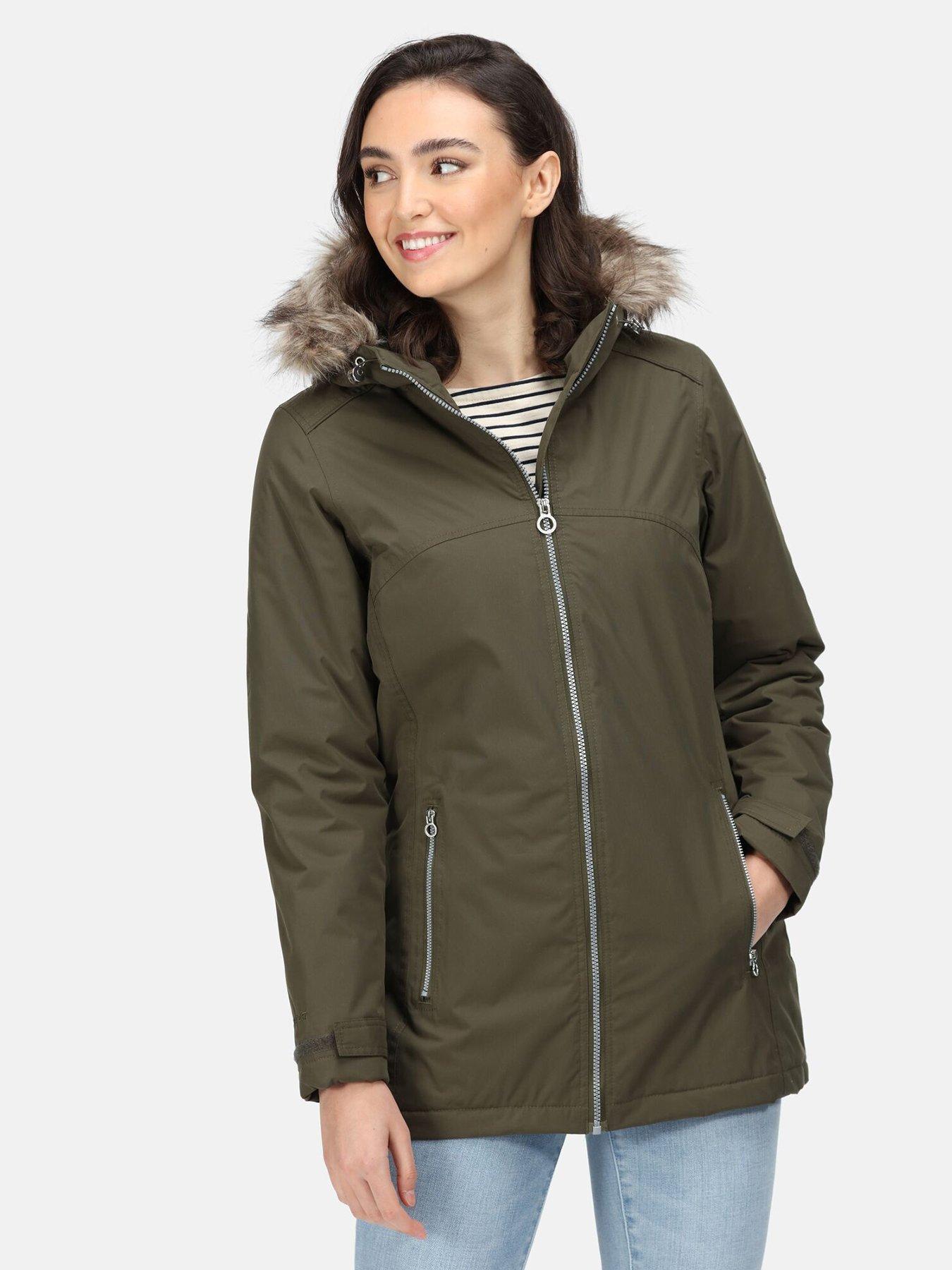 Myla Waterproof Insulated Jacket - Dark Khaki