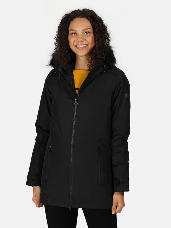 Regatta Myla Waterproof Insulated Jacket - Black | very.co.uk