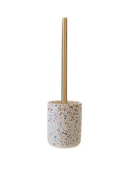 Product photograph of Premier Housewares Gozo Concrete Toilet Brush from very.co.uk