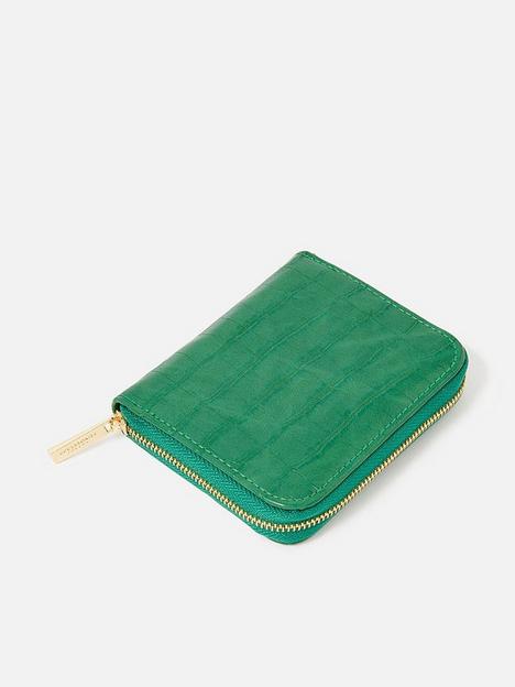 accessorize-croc-zip-around-purse