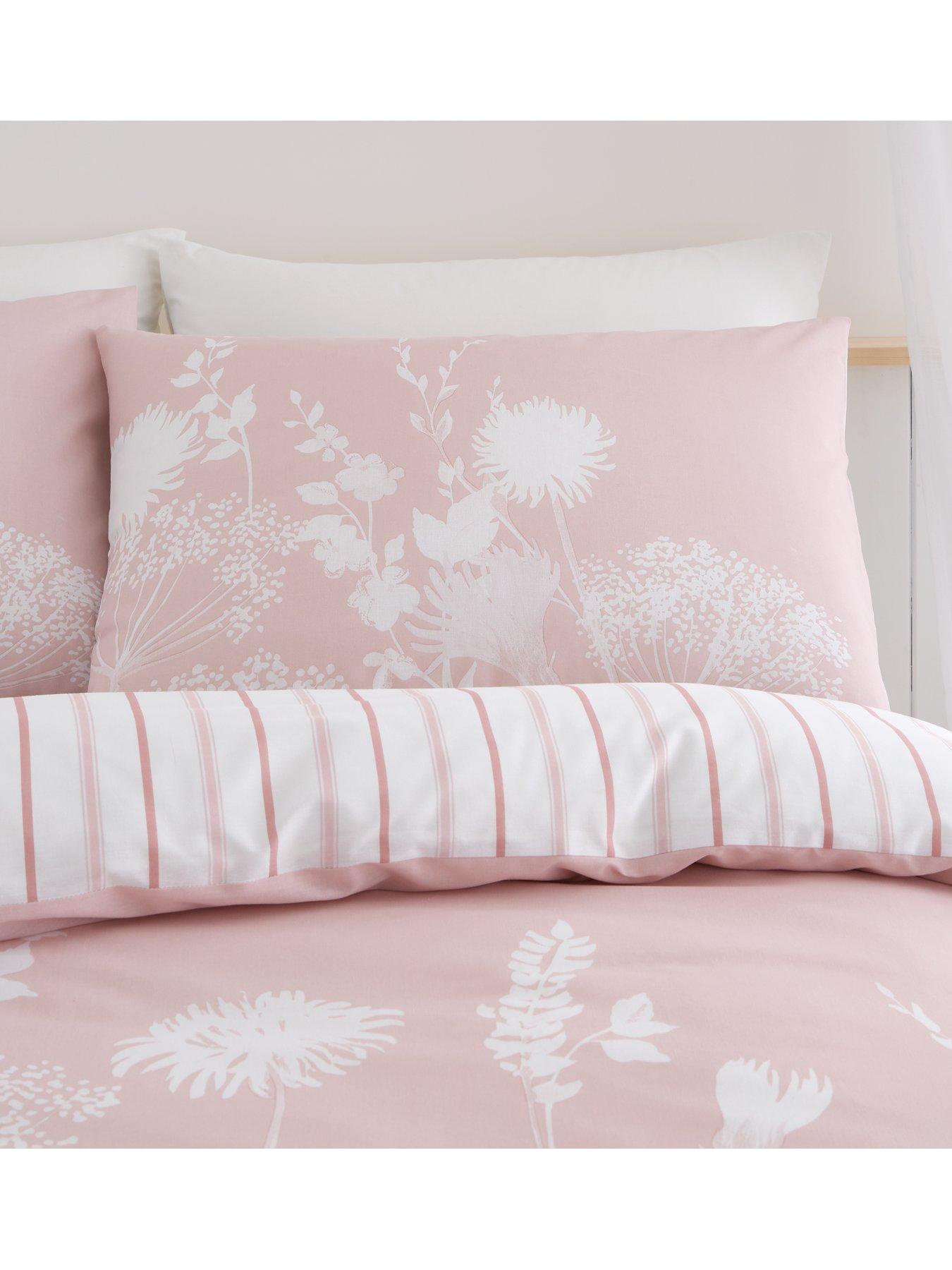 Image 3 of 6 of Catherine Lansfield Meadowsweet Floral Duvet Cover - Blush