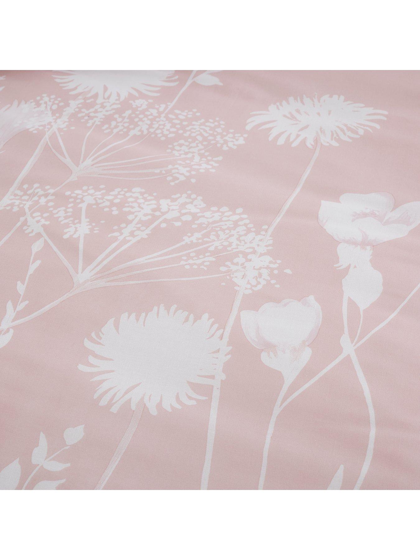 Image 4 of 6 of Catherine Lansfield Meadowsweet Floral Duvet Cover - Blush