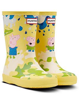 hunter-kids-first-classic-peppa-pig-wellington-boots-yellow