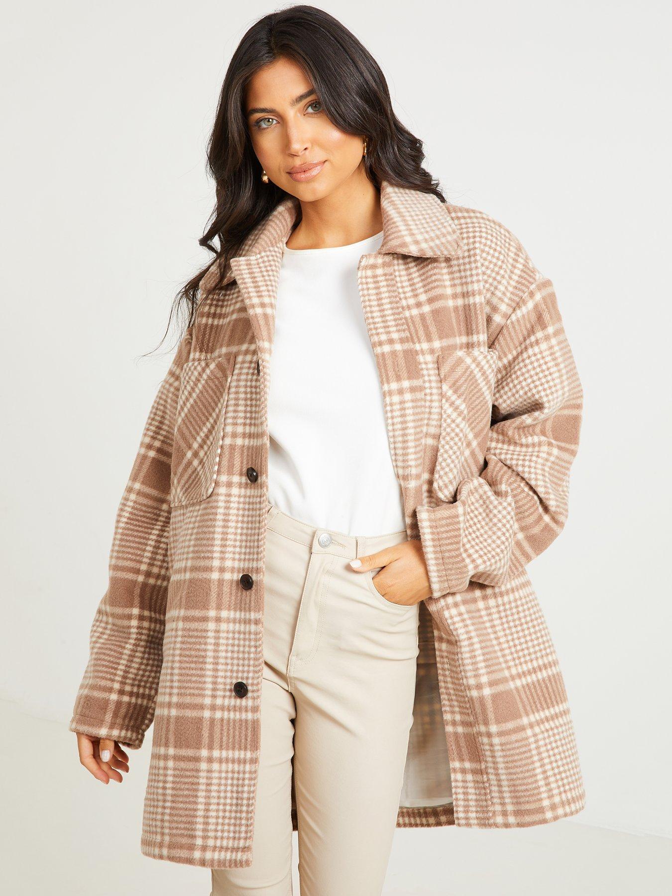 quiz cream jacket