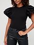 v-by-very-frill-shoulder-top-blackoutfit