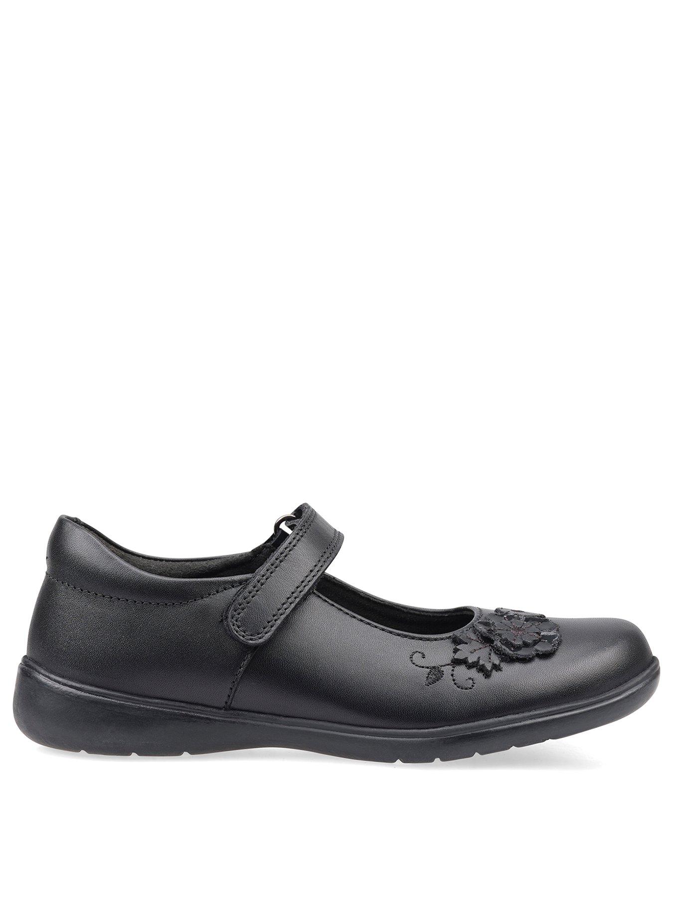 Black leather mary jane school online shoes