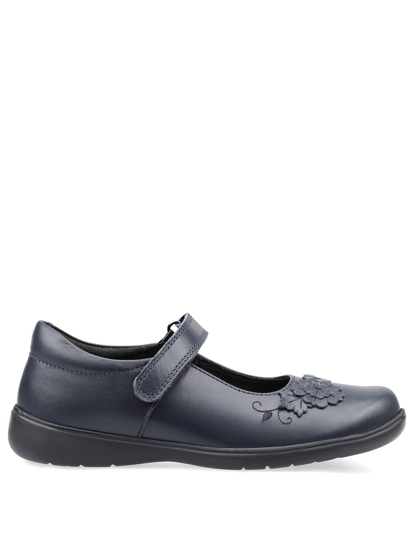 School & uniform Wish School Shoe - Navy Leather