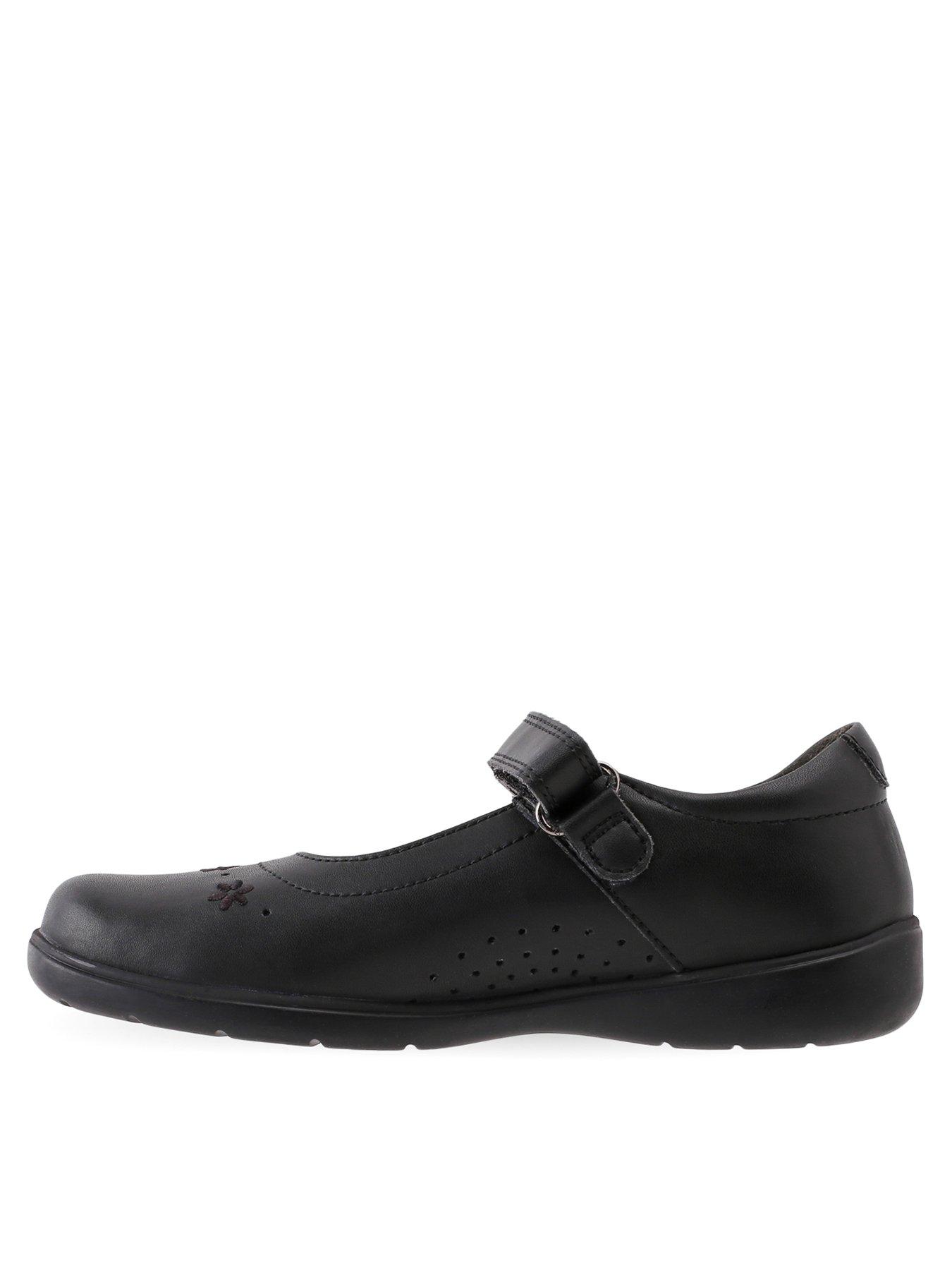 Image 2 of 4 of Start-rite Bliss&nbsp;Vegan Mary Jane Riptape Girls School Shoes - Black
