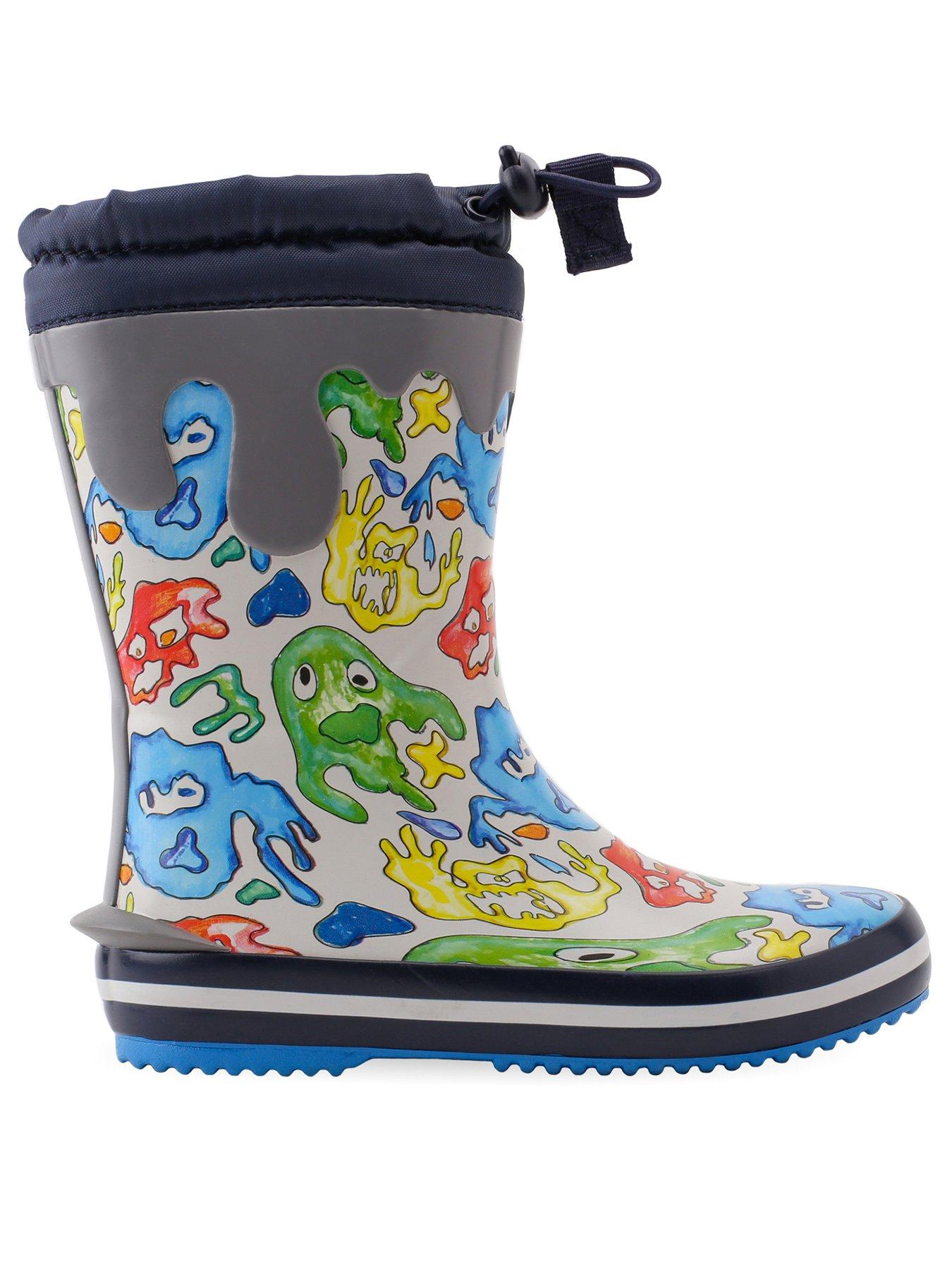 Shoes & boots Big Puddle Slime Waterproof Wellies - Grey Multi