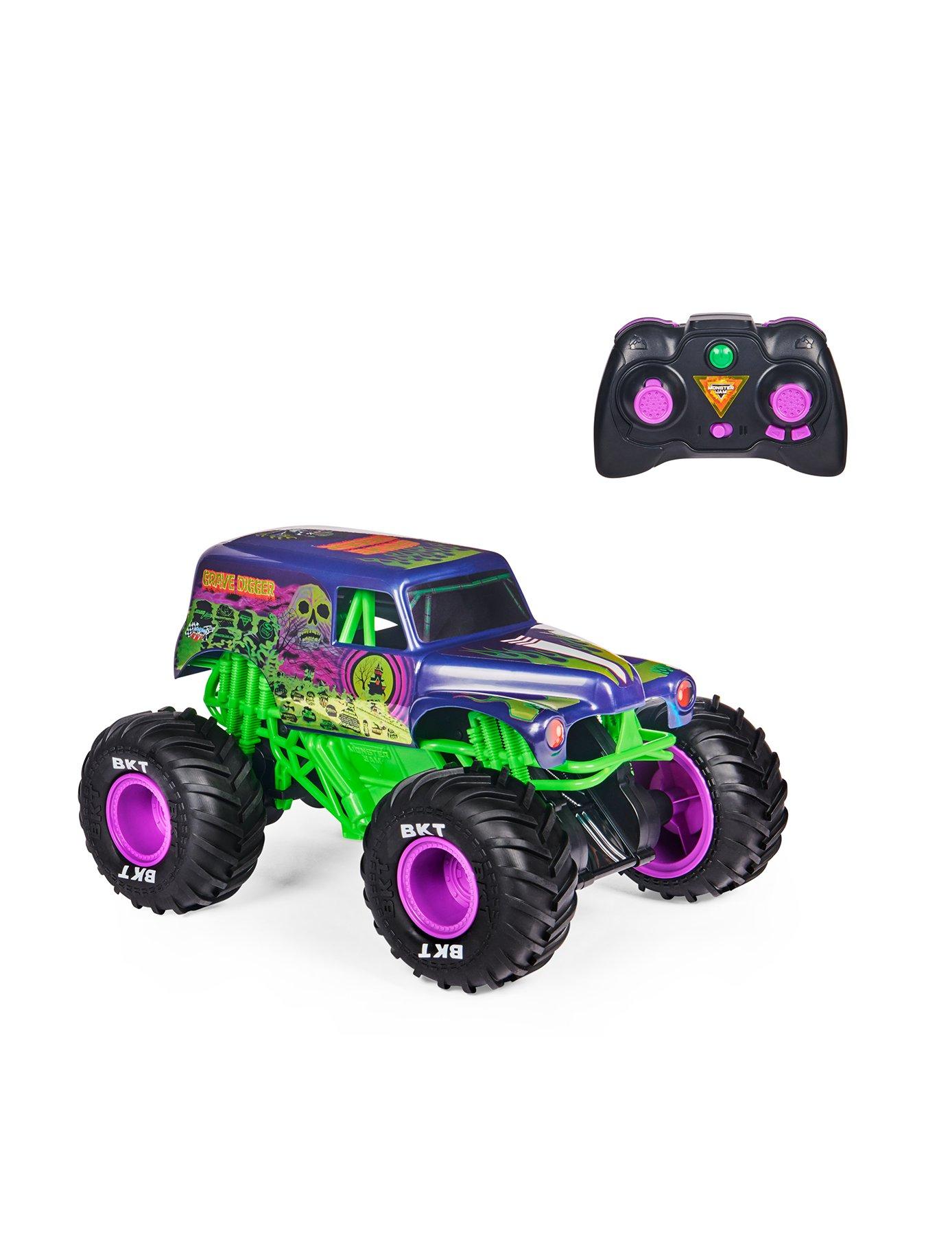 Monster Jam, Official Grave Digger Freestyle Force, Remote Control Car