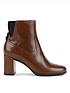  image of geox-new-annya-heeled-leather-boots-brownnbsp