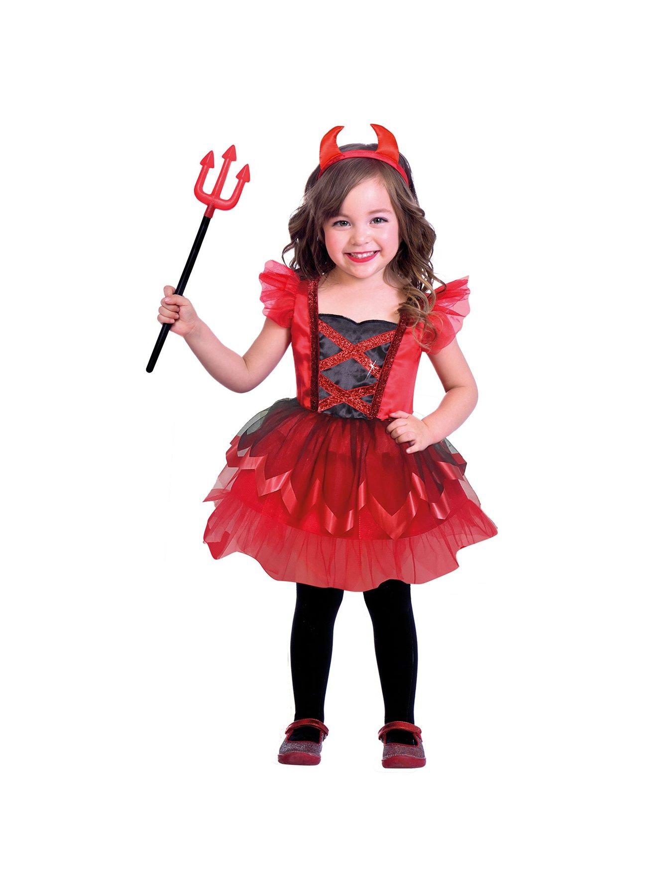 Halloween Girls Little Devil Costume 