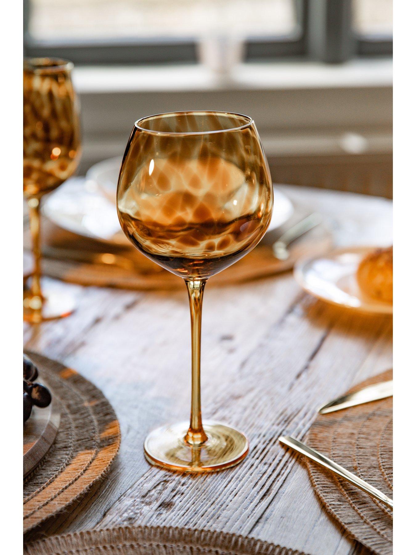 Image 3 of 5 of BarCraft Tortoiseshell Gin Balloon Glasses &ndash; Set of 2