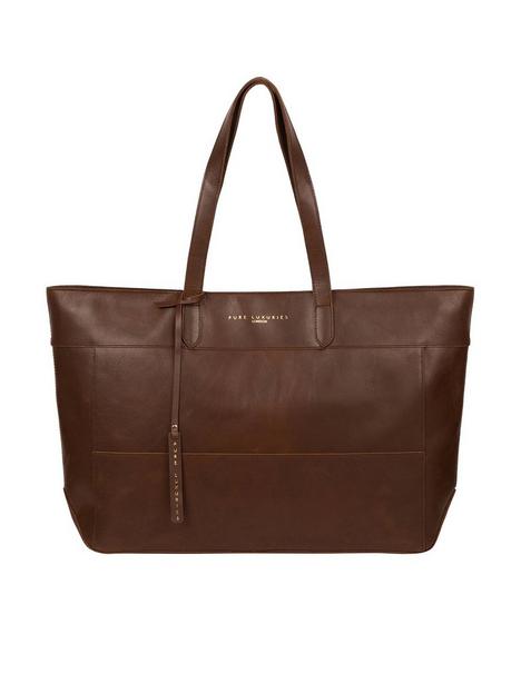 pure-luxuries-london-exclusivenbspmilton-large-zip-top-leather-tote-bag-chestnut