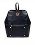  image of pure-luxuries-london-rubens-zip-top-leather-backpack-navy