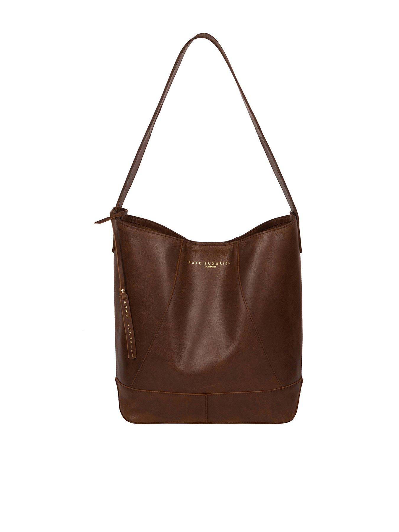  Exclusive Tunbridge Large Leather Shoulder Bag - Chestnut