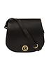  image of pure-luxuries-london-coniston-small-flap-over-leather-cross-body-bag-black