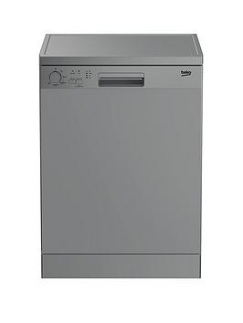 Beko DFN05320S Standard Dishwasher - Silver - E Rated