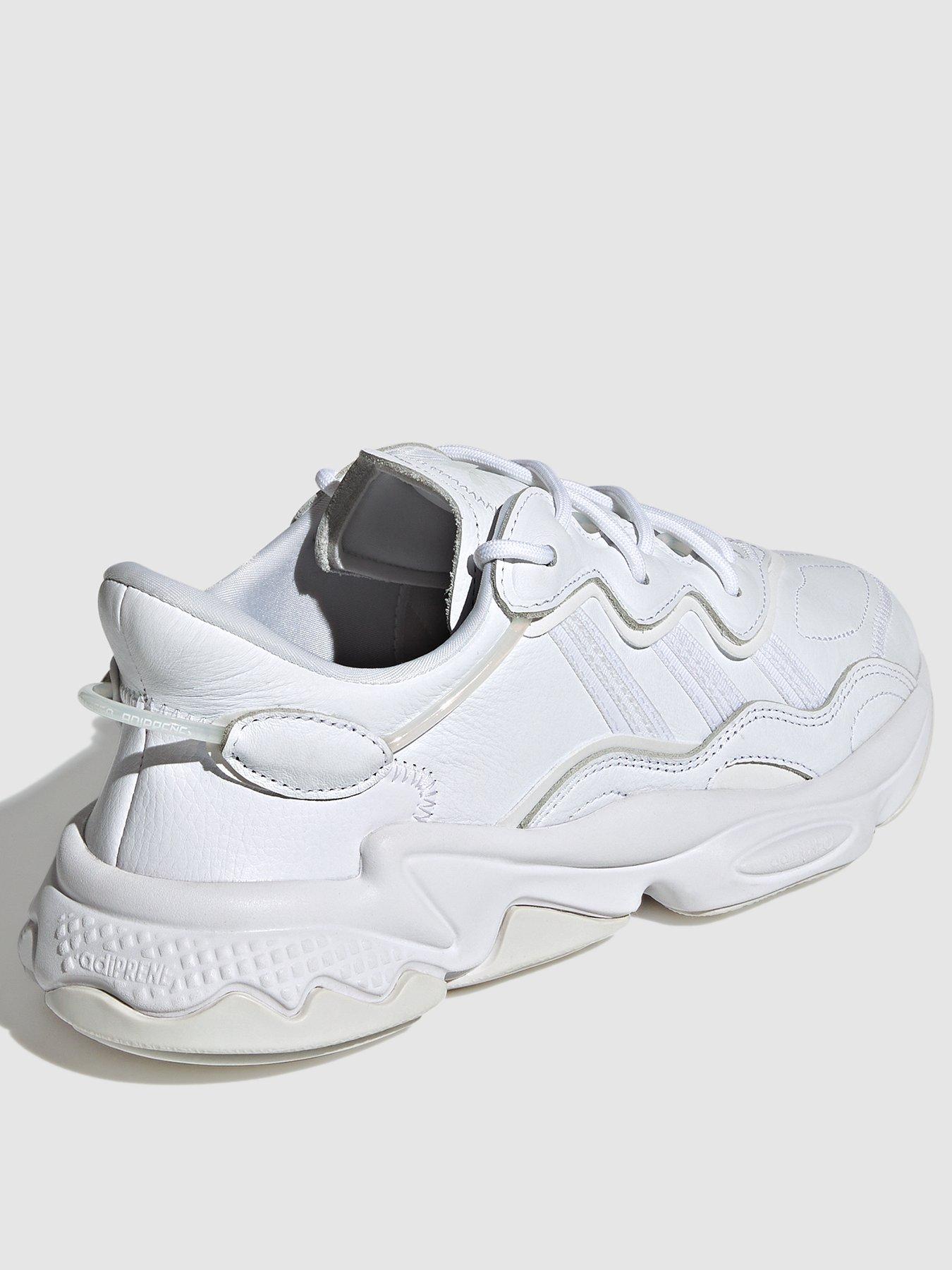 white leather ozweego