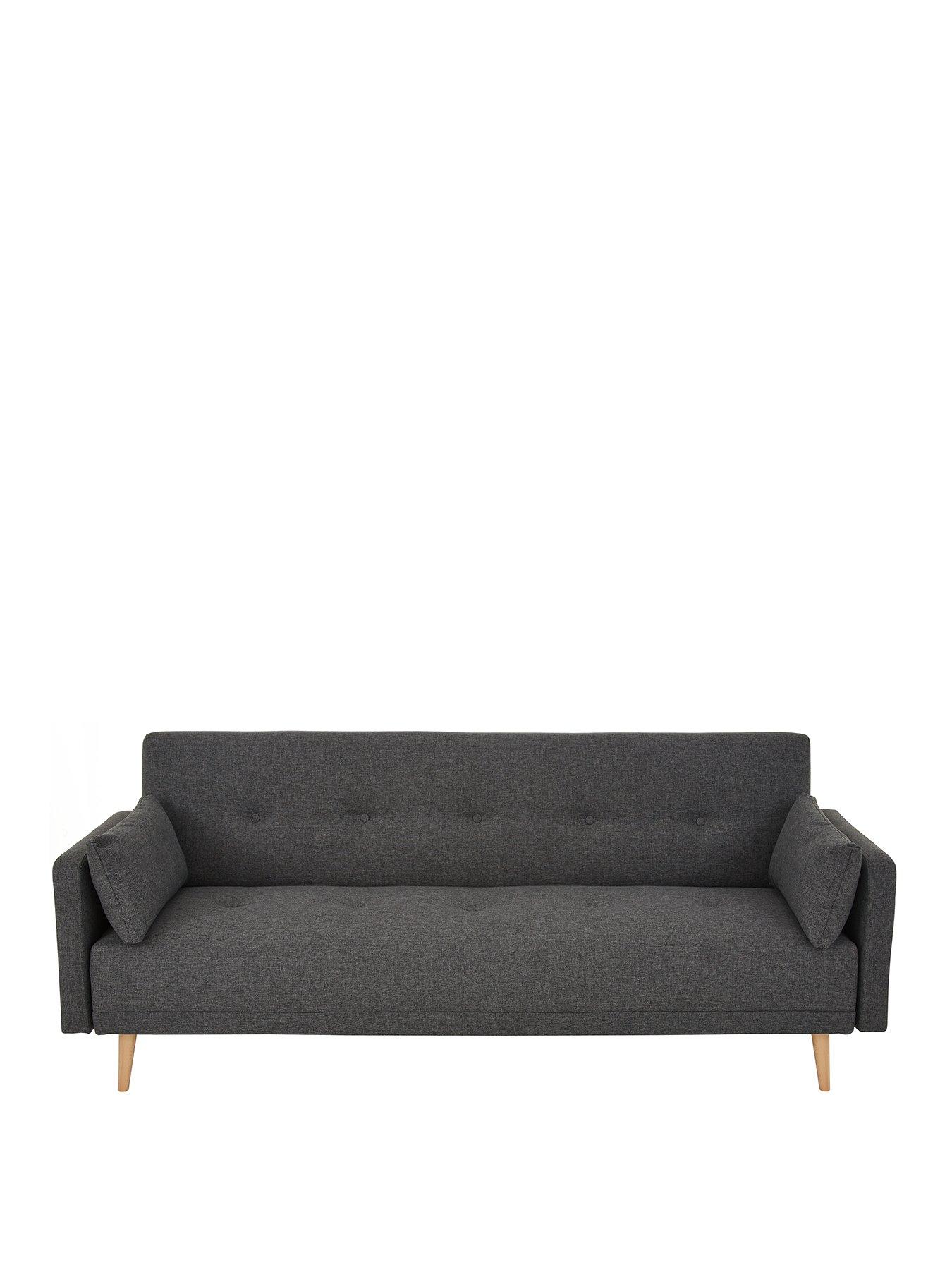Product photograph of Cadiz Fabric Sofa Bed from very.co.uk