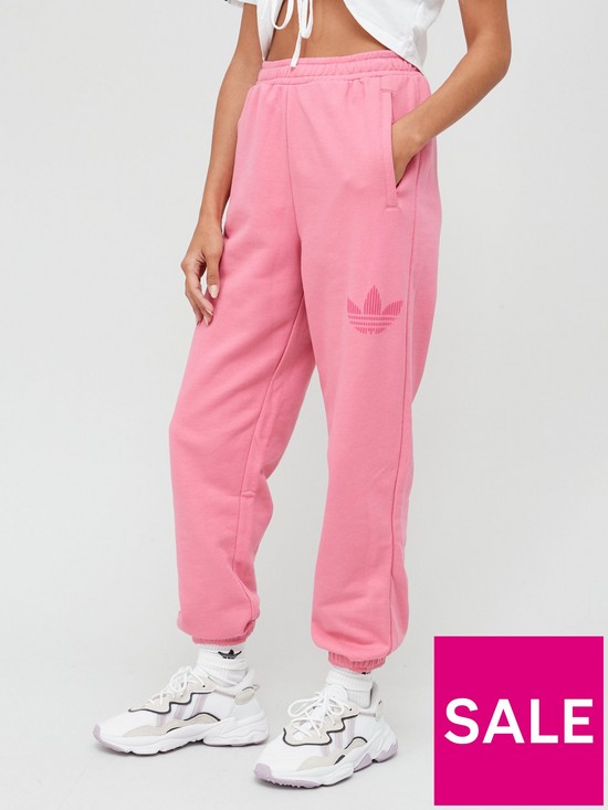 front image of adidas-originals-cuffed-pants-pink