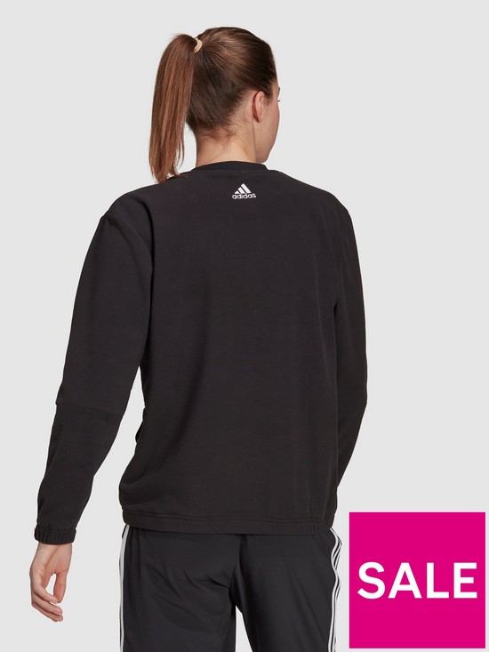 stillFront image of adidas-brand-love-sweat-top-black