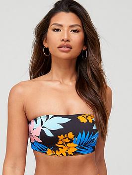 V By Very Mix &Amp; Match Tropical Bandeau - Print