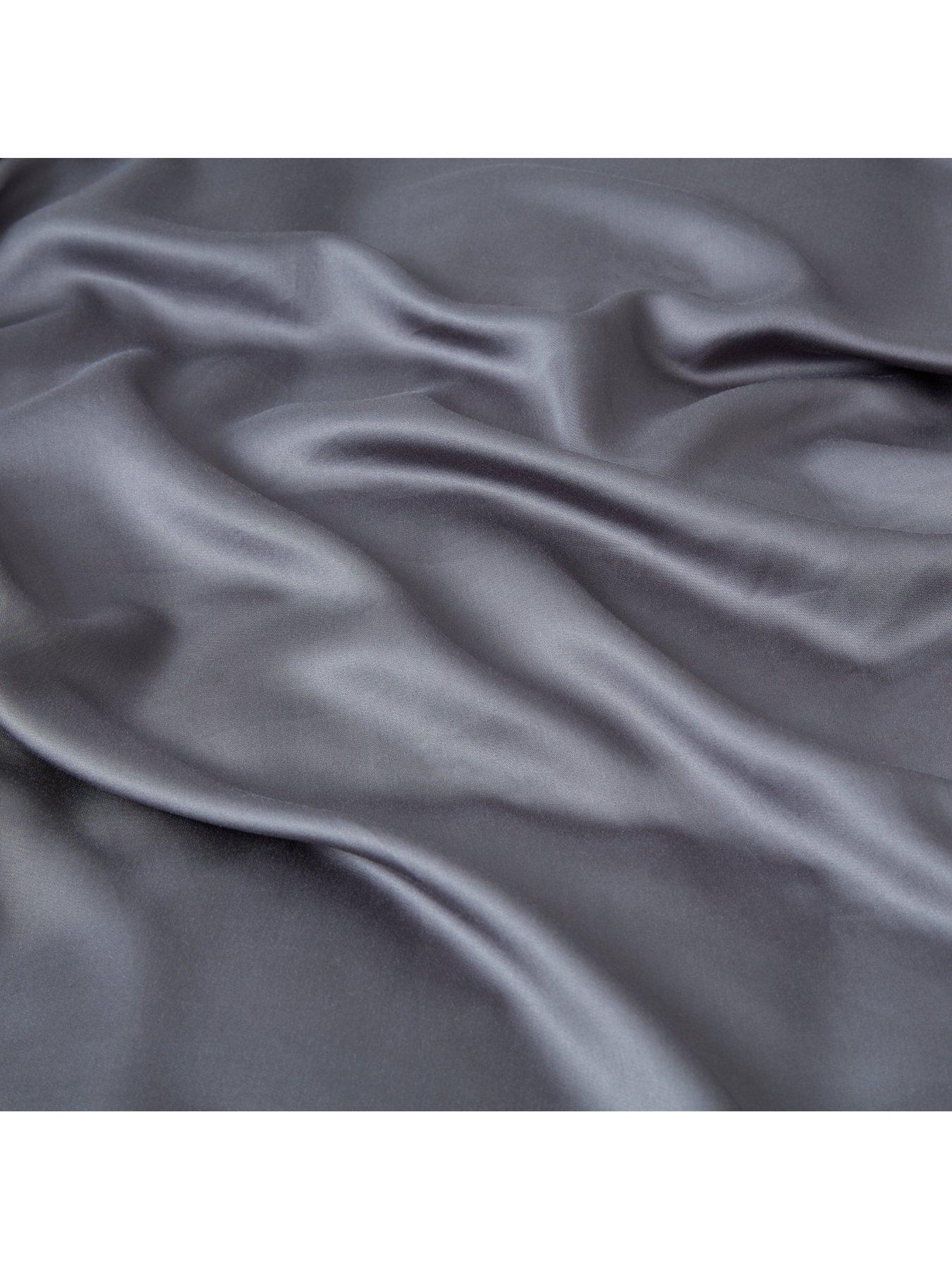 Image 3 of 4 of Panda London Panda 100% Bamboo Fitted Sheet - Grey