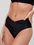  image of v-by-very-mix-amp-match-cross-fronted-bikini-brief-black