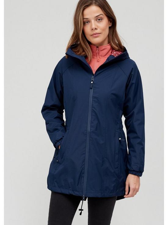 front image of trespass-daytrip-jacket-navy