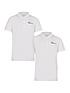 river-island-boys-2-pack-short-sleeve-polos-whitefront
