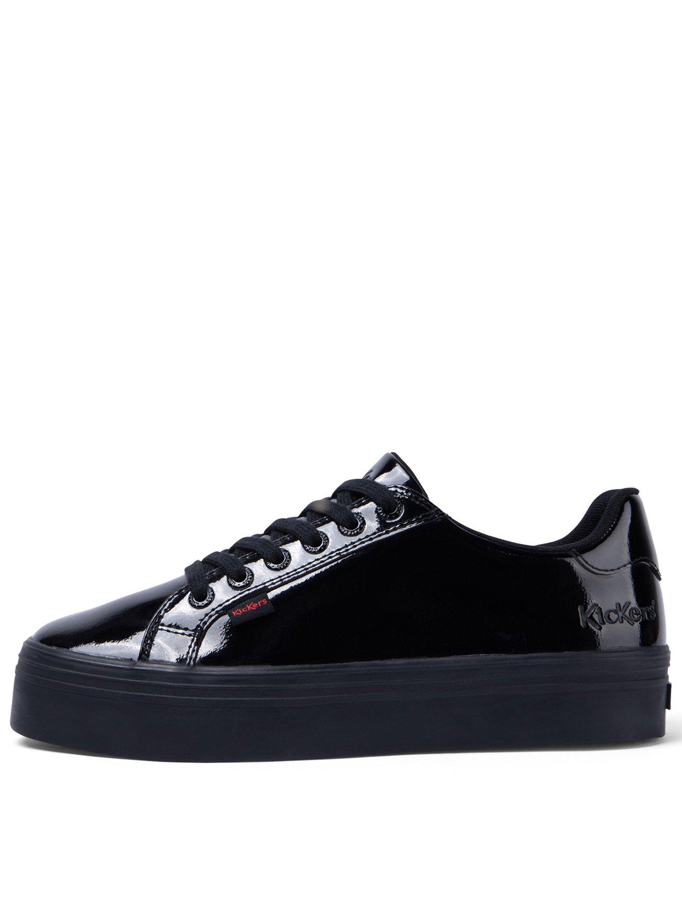 Trainers Tovni Stack Patent Leather Trainer - Black
