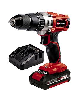 Product photograph of Einhell Pxc Cordless 44nm Impact Drill - Te-cd 18 44 Li-i 18v Without Battery from very.co.uk