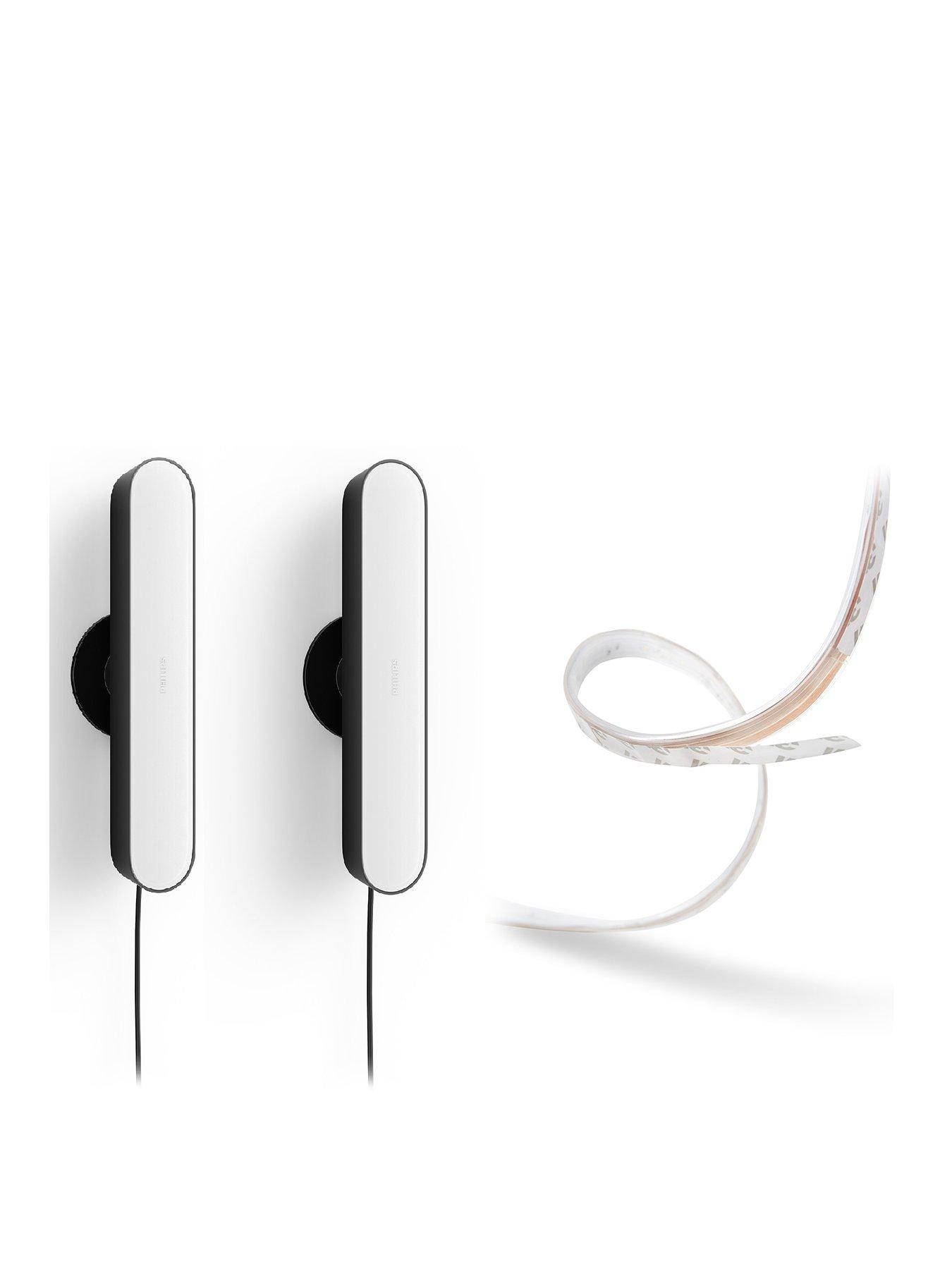 Image 1 of 6 of Philips Hue Hue Play Smart Light Bar White &amp; Colour Ambiance Double Pack and Lightstrip Plus 2m Kit
