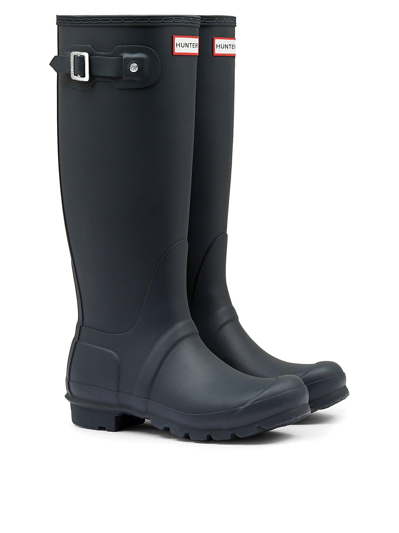 hunter black wellies