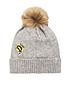 joules-stafford-embroidered-bee-bobble-hat-greyfront